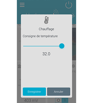 Consigne temperature eau